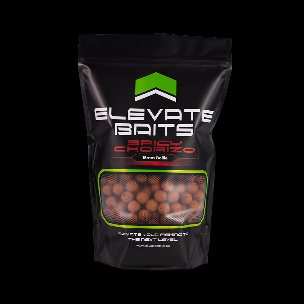 Session Baits UK Spicy Sausage Boilies – 15mm, Glugged Dumbells, 80g/400g/900g Net