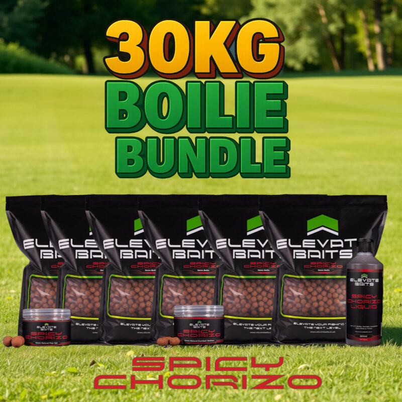 30KG SPICY CHORIZO BOILIE BUNDLE - ELEVATE BAITS