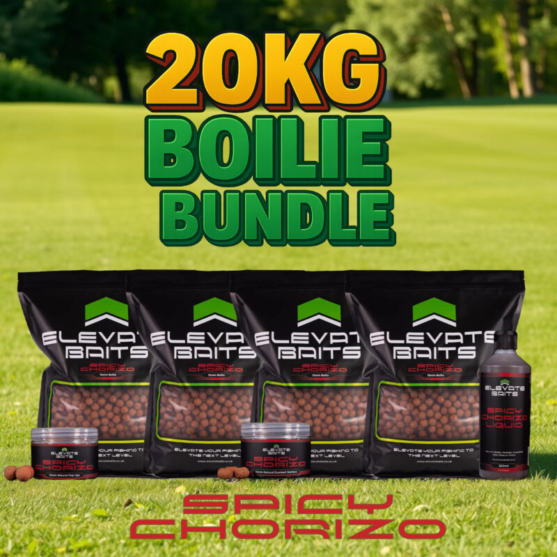 SPICY CHORIZO BOILIE BUNDLE 20KG - ELEVATE BAITS