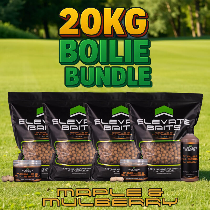 ELEVATE BAITS -Maple & Mulberry 20KG Boilie Bundle