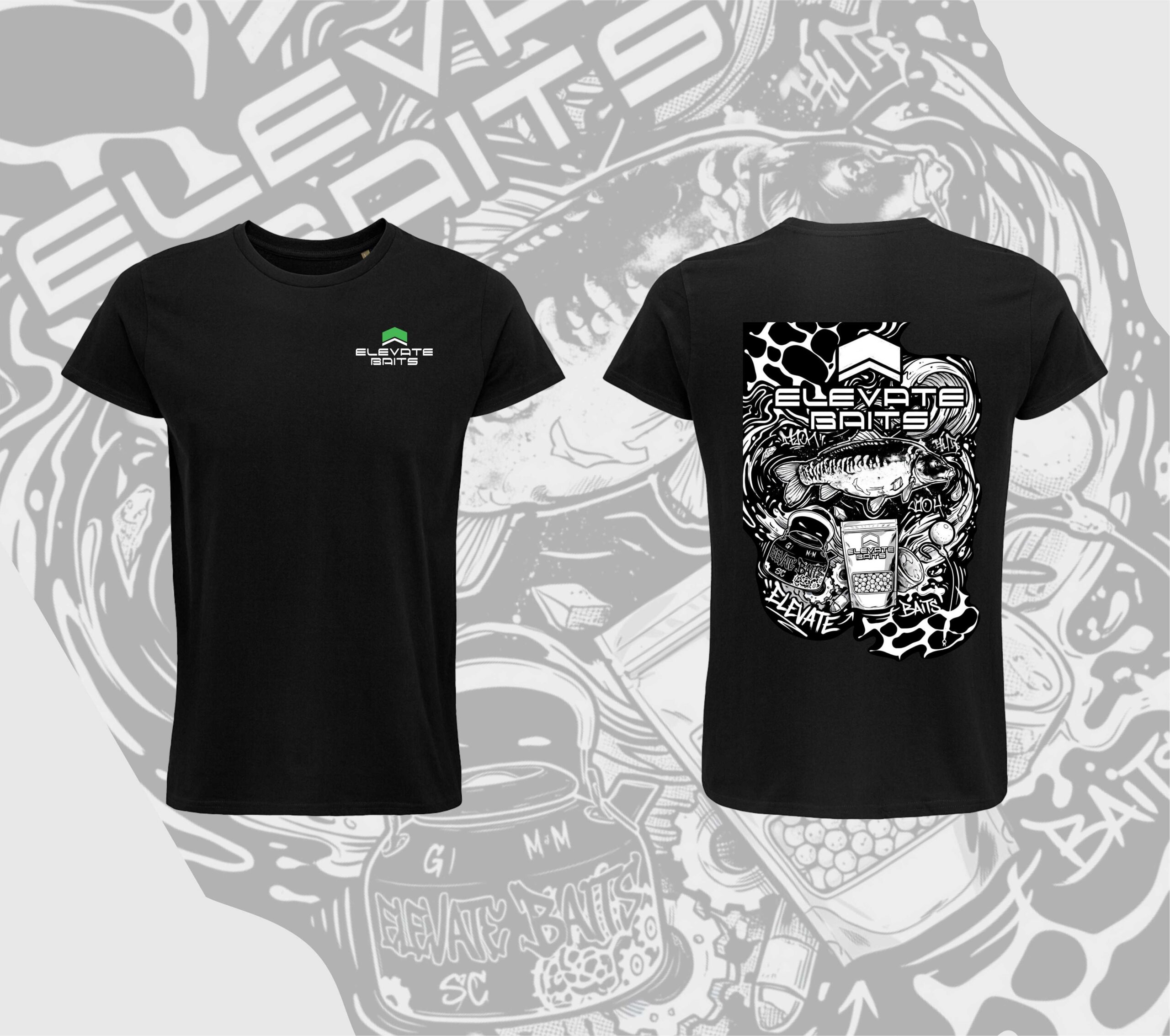 Black ElevateBaits Tee