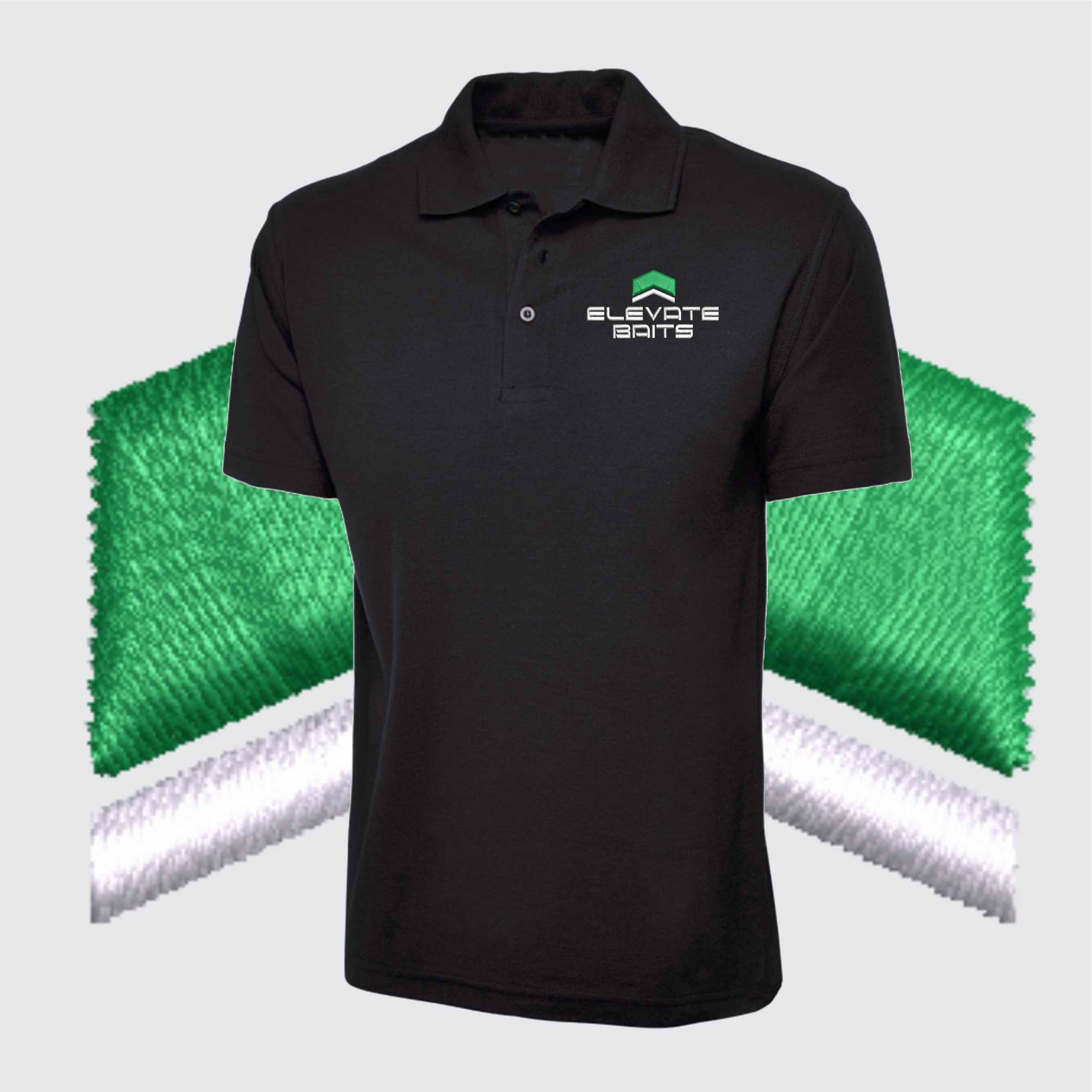 Polo T-shirt elevate baits embroidery